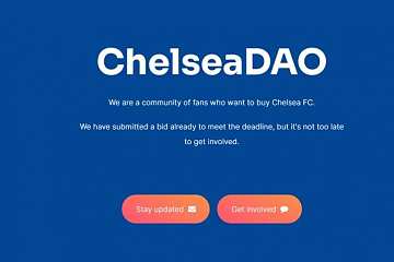 切尔西球迷团体ChelseaDAO在网络众筹，并向俱乐部提出报价以得到10%股份