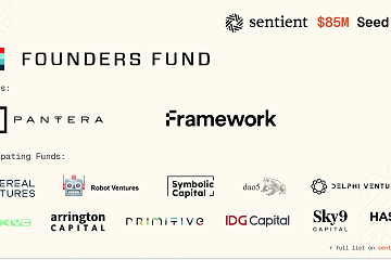 开源AI平台Sentient完成8500万美元种子轮融资，Founders Fund等领投