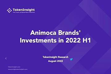 2022上半年Animoca Brands今进行66笔投资，总额超过1.85亿美元